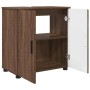 Juego de muebles de baño 3 pcs Marrón roble 61 x 35 x 64 cm