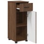 Juego de muebles de baño 3 pcs Marrón roble 61 x 35 x 64 cm