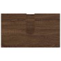 Juego de muebles de baño 3 pcs Marrón roble 61 x 35 x 64 cm