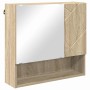 Juego de muebles de baño 4 pcs Roble Sonoma 61 x 35 x 64 cm