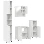Juego de muebles de baño 4 pcs Blanco brillante 61 x 35 x 64 cm