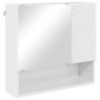 Juego de muebles de baño 4 pcs Blanco brillante 61 x 35 x 64 cm