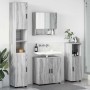 Juego de muebles de baño 4 pcs Gris sonoma 61 x 35 x 64 cm