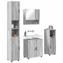 Juego de muebles de baño 4 pcs Gris sonoma 61 x 35 x 64 cm