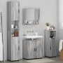 Juego de muebles de baño 4 pcs Gris sonoma 61 x 35 x 64 cm