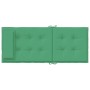 Cojines de silla con respaldo alto 4 uds tela Oxford verde