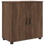 Juego de muebles de baño 4 pcs Marrón roble 61 x 35 x 64 cm