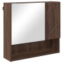 Juego de muebles de baño 4 pcs Marrón roble 61 x 35 x 64 cm