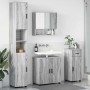 Juego de muebles de baño 4 pcs Gris sonoma 61 x 35 x 64 cm