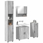 Juego de muebles de baño 4 pcs Gris sonoma 61 x 35 x 64 cm
