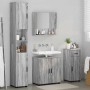 Juego de muebles de baño 4 pcs Gris sonoma 61 x 35 x 64 cm