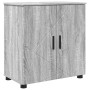 Juego de muebles de baño 4 pcs Gris sonoma 61 x 35 x 64 cm