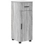 Juego de muebles de baño 4 pcs Gris sonoma 61 x 35 x 64 cm
