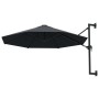 Wandschirm mit Metallstange 300 cm Anthrazit von vidaXL, Sonnenschirme - Ref: Foro24-44865, Preis: 84,75 €, Rabatt: %