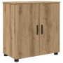 Juego de muebles de baño 4 pcs Roble artisan 61 x 35 x 64 cm