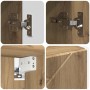 Juego de muebles de baño 4 pcs Roble artisan 61 x 35 x 64 cm