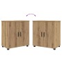 Juego de muebles de baño 4 pcs Roble artisan 61 x 35 x 64 cm