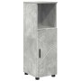 Juego de muebles de baño 5 pcs Gris hormigón 61 x 35 x 64 cm
