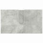 Juego de muebles de baño 5 pcs Gris hormigón 61 x 35 x 64 cm