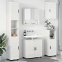 Juego de muebles de baño 5 pcs Blanco brillante 61 x 35 x 64 cm