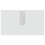 Juego de muebles de baño 5 pcs Blanco brillante 61 x 35 x 64 cm