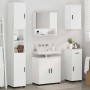 Juego de muebles de baño 5 pcs Blanco brillante 61 x 35 x 64 cm