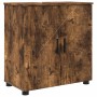 Juego de muebles de baño 5 pcs Roble ahumado 61 x 35 x 64 cm