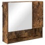 Juego de muebles de baño 5 pcs Roble ahumado 61 x 35 x 64 cm