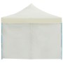 Carpa plegable Pop-up con 8 paredes laterales 3x9 m crema