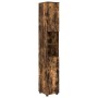 Juego de muebles de baño 5 pcs Roble ahumado 61 x 35 x 64 cm
