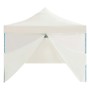 Carpa plegable Pop-up con 8 paredes laterales 3x9 m crema