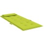 Cojines de silla respaldo alto 2 uds tela Oxford verde brillo