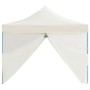 Carpa plegable Pop-up con 8 paredes laterales 3x9 m crema