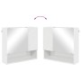 Juego de muebles de baño 4 pcs Blanco brillante 61 x 35 x 64 cm