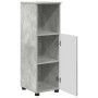 Juego de muebles de baño 3 pcs Gris hormigón 76.5 x 35 x 64 cm