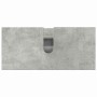 Juego de muebles de baño 3 pcs Gris hormigón 76.5 x 35 x 64 cm