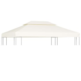 Gazebo replacement cover 310 g/m² cream white 3x4 m by vidaXL, Covers for tents and gazebos - Ref: Foro24-40880, Price: 77,79...