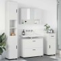 Juego de muebles de baño 4 pcs Blanco 30 x 35 x 192 cm