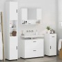 Juego de muebles de baño 4 pcs Blanco 30 x 35 x 192 cm