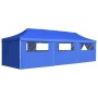 Pop-up-Faltzelt mit 8 Seitenwänden 3x9 m blau von vidaXL, Zelte und Pavillons - Ref: Foro24-44979, Preis: 385,30 €, Rabatt: %