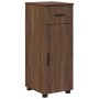 Juego de muebles de baño 4 pcs Marrón roble 30 x 35 x 192 cm