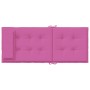 Cojines para silla con respaldo alto 6 uds tela Oxford rosa