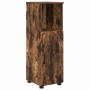 Juego de muebles de baño 5 pcs Roble ahumado 30 x 35 x 192 cm