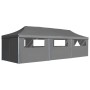 Faltbares Pop-up Partyzelt mit 8 Wänden Anthrazit 3x9 m von vidaXL, Zelte und Pavillons - Ref: Foro24-44982, Preis: 358,14 €,...