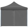 Carpa de fiestas pop-up plegable con 8 paredes antracita 3x9 m