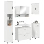 Juego de muebles de baño 5 pcs Blanco 30 x 35 x 192 cm