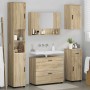 Juego de muebles de baño 5 pcs Roble Sonoma 30 x 35 x 192 cm