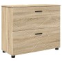 Juego de muebles de baño 5 pcs Roble Sonoma 30 x 35 x 192 cm