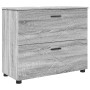 Juego de muebles de baño 5 pcs Gris sonoma 30 x 35 x 192 cm