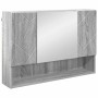 Juego de muebles de baño 5 pcs Gris sonoma 30 x 35 x 192 cm